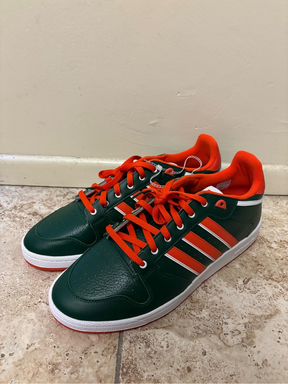 Men Adidas Centennial RM NCAA Pack Miami Hurricanes Shoes IH5363 Size 16 Green